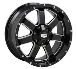 REV Wheels 885 Series Offroad Gloss Black Machined Wheels 20x9