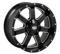 REV Wheels 885 Series Offroad Gloss Black Machined Wheels 20x9
