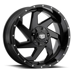 REV Wheels 895 Series Offroad Gloss Black Wheels