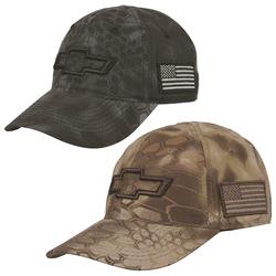Chevy Bowtie Tactical Camo Caps