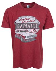 Camaro Live Fast Drive Hard T-Shirt