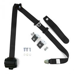 SafeTBoy 3-Point Retractable Push Button Buckle Lap Belts STBSB3RSBKHPK