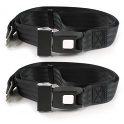 SafeTBoy 2-Point Push Button Buckle Lap Belts for 1979-1986 CAPRI, 1979-1993 MUSTANG - STBD0FC1