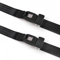 SafeTBoy 2-Point Push Button Buckle Lap Belts STBD1017