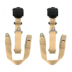 SafeTBoy 2-Point Push Button Buckle Lap Belts for 1957-1960 F-100, F-250, F-350 - STBA2B8C7