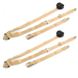 SafeTBoy 2-Point Push Button Buckle Lap Belts STBA2B908