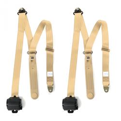 SafeTBoy 3-Point Retractable Push Button Buckle Lap Belts STBCF850