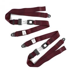 SafeTBoy 2-Point Push Button Buckle Lap Belts STBA2BB5D