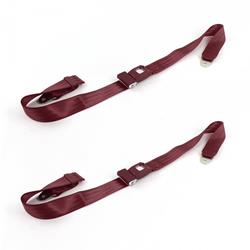 SafeTBoy 2-Point Push Button Buckle Lap Belts for 1955-1957 THUNDERBIRD - STBA2BB6D