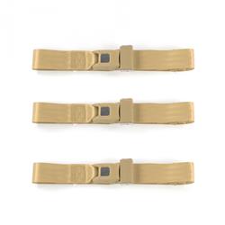 SafeTBoy 2-Point Push Button Buckle Lap Belts for 1971-1973 MUSTANG - STBCD53F