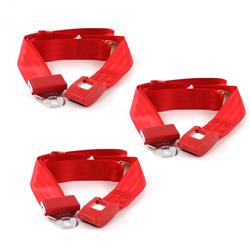 SafeTBoy 2-Point Push Button Buckle Lap Belts STBCD5D9