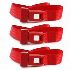 SafeTBoy 2-Point Push Button Buckle Lap Belts for 1950-1953 ROADMASTER, 1949 ROADMASTER SERIES 70 - STBCD621