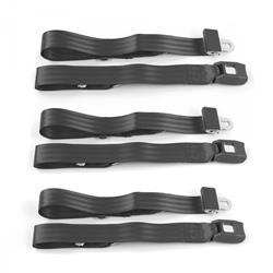 SafeTBoy 2-Point Push Button Buckle Lap Belts STBCD704
