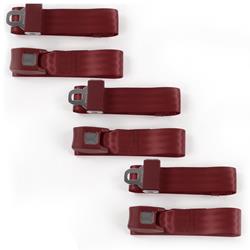 SafeTBoy 2-Point Push Button Buckle Lap Belts for 1979-1986 CAPRI, 1979-1993 MUSTANG - STBCD769
