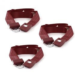 SafeTBoy 2-Point Push Button Buckle Lap Belts STBCD78A