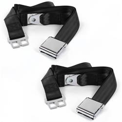 SafeTBoy 2-Point Airplane Buckle Lap Belts STBCD7FA