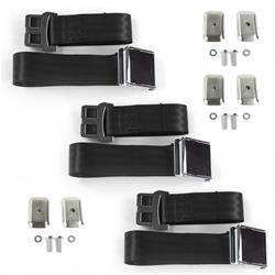 SafeTBoy 2-Point Airplane Buckle Lap Belts STBCD87B