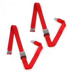 SafeTBoy 2-Point Airplane Buckle Lap Belts for 1955-1974 KARMANN GHIA - STBCD948
