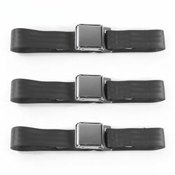 SafeTBoy 2-Point Airplane Buckle Lap Belts for 1955-1974 KARMANN GHIA - STBCDA72
