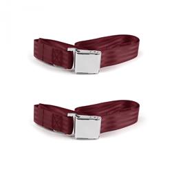 SafeTBoy 2-Point Airplane Buckle Lap Belts for 1967-1969 TR250 - STBCDAE4