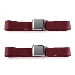 SafeTBoy 2-Point Airplane Buckle Lap Belts for 1937 MODEL 74, 1938 MODEL 82 A, 1939-1940 STANDARD - STBCDAF2