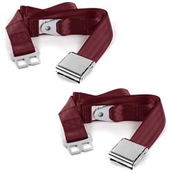 SafeTBoy 2-Point Airplane Buckle Lap Belts STBCDB0B