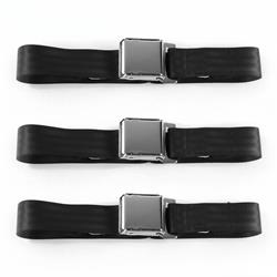 SafeTBoy 2-Point Airplane Buckle Lap Belts for 1982-1992 CAMARO, FIREBIRD - STBCDB70