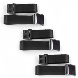 SafeTBoy 2-Point Airplane Buckle Lap Belts for 1979-1986 CAPRI, 1979-1993 MUSTANG - STBCDB7D