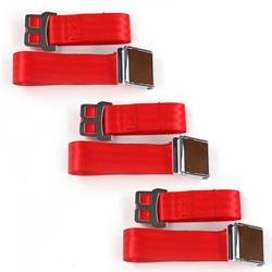 SafeTBoy 2-Point Airplane Buckle Lap Belts for 1974-1978 PINTO, MUSTANG II, 1975-1978 BOBCAT - STBCDCAC