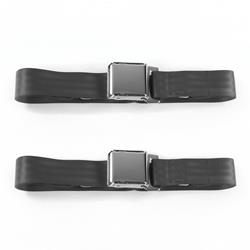 SafeTBoy 2-Point Airplane Buckle Lap Belts for 1971-1973 MUSTANG - STBCDDFB