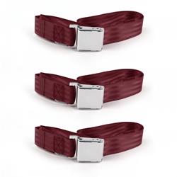 SafeTBoy 2-Point Airplane Buckle Lap Belts for 1970-1981 CAMARO, FIREBIRD - STBCDE6A