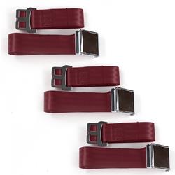 SafeTBoy 2-Point Airplane Buckle Lap Belts for 1957-1958 ROADMASTER - STBCDEDF