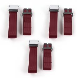 SafeTBoy 2-Point Airplane Buckle Lap Belts for 1971-1973 411, 1973-1974 412 - STBCDEE4