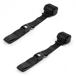 SafeTBoy 2-Point Retractable Push Button Buckle Lap Belts for 1937 MODEL 74, 1938 MODEL 82 A, 1939-1940 STANDARD - STBCDF05