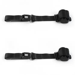 SafeTBoy 2-Point Retractable Push Button Buckle Lap Belts STBCDF1E