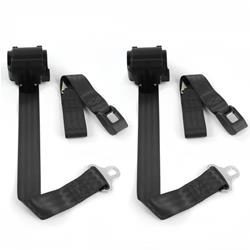 SafeTBoy 2-Point Retractable Push Button Buckle Lap Belts STBCDF4E