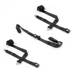 SafeTBoy 2-Point Retractable Push Button Buckle Lap Belts for 1953-1956 TR2, 1955-1957 TR3, 1957-1961 TR3A - STBCE2C6