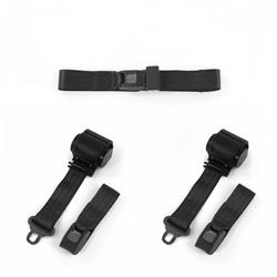 SafeTBoy 2-Point Retractable Push Button Buckle Lap Belts for 1984-2001 CHEROKEE - STBCE2DE
