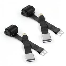SafeTBoy 2-Point Retractable Airplane Buckle Lap Belts for 1984-2001 CHEROKEE - STBCE65C