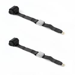 SafeTBoy 2-Point Retractable Airplane Buckle Lap Belts for 1971-1973 411, 1973-1974 412 - STBCE675