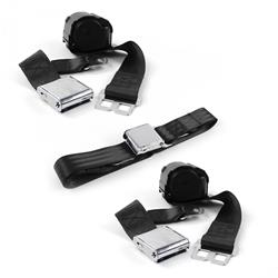 SafeTBoy 2-Point Retractable Airplane Buckle Lap Belts STBCEA87