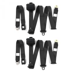 SafeTBoy 3-Point Retractable Push Button Buckle Lap Belts STBCF6BA
