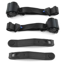 SafeTBoy 3-Point Retractable Push Button Buckle Lap Belts STBCF7BE