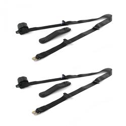 SafeTBoy 3-Point Retractable Push Button Buckle Lap Belts for 1967-1970 REBEL - STBCF70E