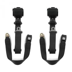SafeTBoy 3-Point Retractable Push Button Buckle Lap Belts for 1980-1986 F-150 - STBCF759