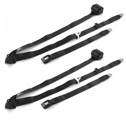 SafeTBoy 3-Point Retractable Push Button Buckle Lap Belts for 1968-1970 AMX, 1968-1974 JAVELIN - STBCF7AA