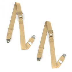 SafeTBoy 3-Point Retractable Push Button Buckle Lap Belts for 1957-1960 F-100, F-250, F-350 - STBCF7CE
