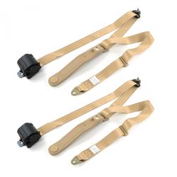 SafeTBoy 3-Point Retractable Push Button Buckle Lap Belts for 1961-1964 IMPALA - STBCF81F