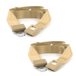 SafeTBoy 3-Point Retractable Push Button Buckle Lap Belts for 1964-1966 MUSTANG - STBCF827