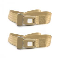 SafeTBoy 3-Point Retractable Push Button Buckle Lap Belts for 1953-1956 F-100, F-250, F-350 - STBCF829